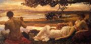 Frederick Leighton Idyll painting